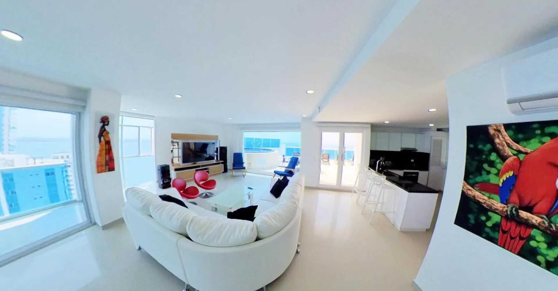 Apartmán Ocean View Spacious Penthouses With Big Terraces And Over 318 Square Meters Cartagena Kolumbie